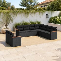 Specifications of the 9-Piece Garden Sofa Set