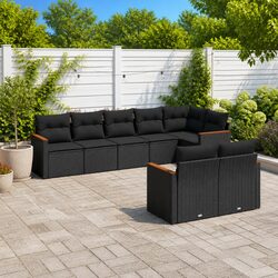 Specifications of the 8-Piece Modular Garden Sofa Set