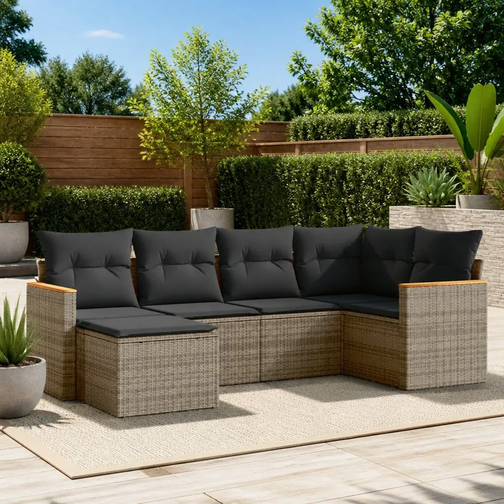 6-Piece Modular Garden Sofa Set