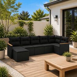 Specifications of 7 Piece Outdoor Garden Sofa Set