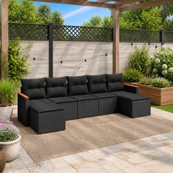 Specifications of 7 Piece Modular Garden Sofa Set