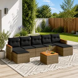 8-Piece Outdoor Sofa Set: Specifications and Details