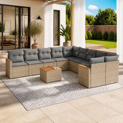 Specifications of the 11-Piece Garden Sofa Set