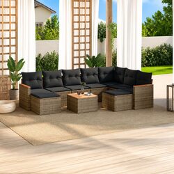 Garden Sofa Set Specifications - 10 Pieces of Outdoor Comfort