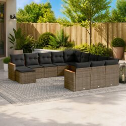 Specifications of Grey 12 Piece Garden Sofa Set for Outdoors