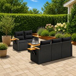 6-Piece Modular Garden Sofa Set - Specs and Features