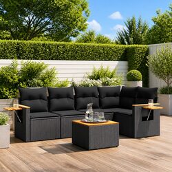 Specifications of the 6-Piece Modular Garden Sofa Set