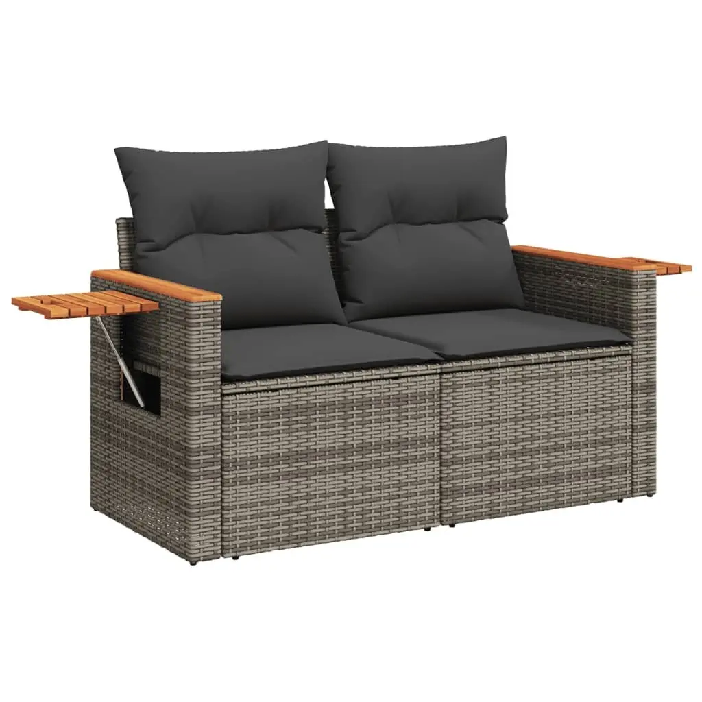 7 Piece Garden Sofa Set with Cushions