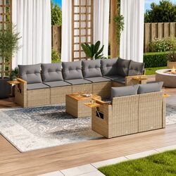 9 Piece Outdoor Sofa Set: Specs and Features Overview