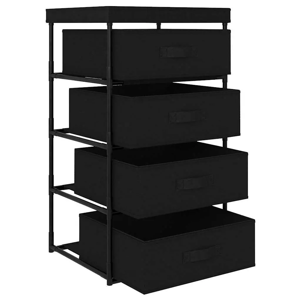 4-Basket Steel Frame Storage Rack