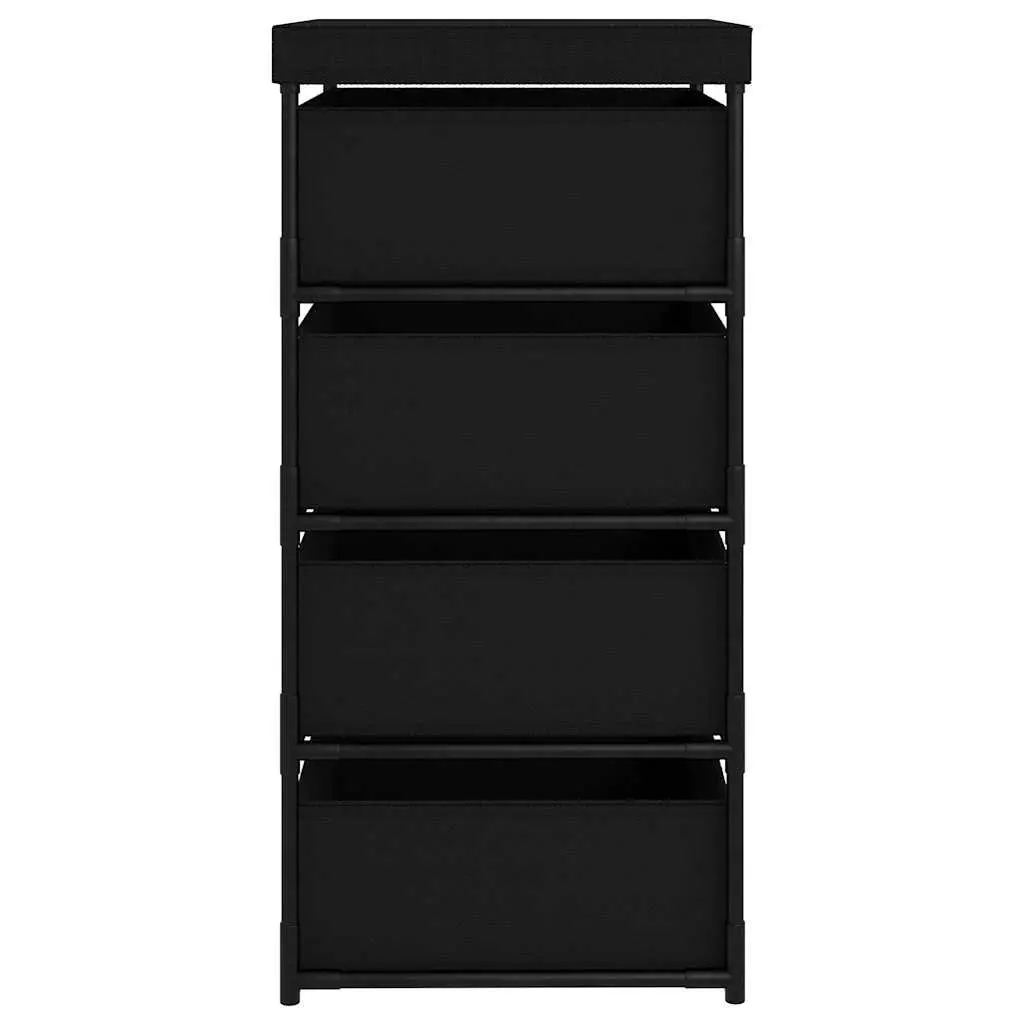 4-Basket Steel Frame Storage Rack