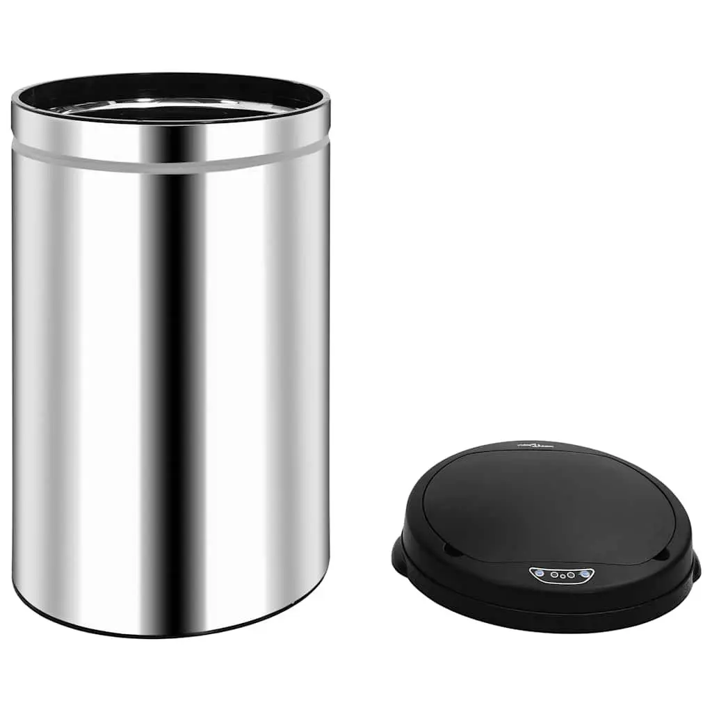 40L Silver Automatic Sensor Bin
