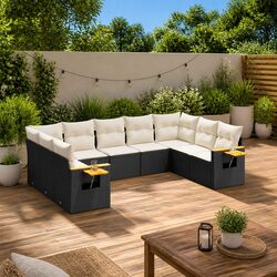 9 Piece Garden Sofa Set: Dimensions, Specs, and Design