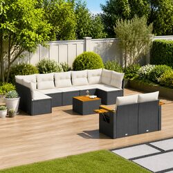 Specifications of 10 Piece Modular Outdoor Sofa Set with Cushions