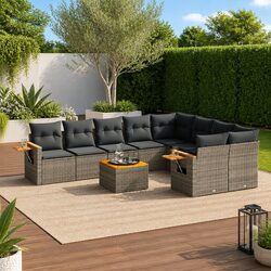 10 Piece Garden Sofa Set: Specifications and Materials