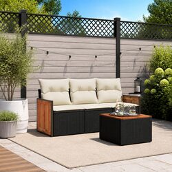 4-Piece Outdoor Garden Sofa Set with Specifications