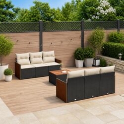 Specifications for 7 Piece Garden Sofa Set with Cushions
