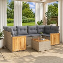 Specifications of 7 Piece Beige Garden Sofa Set
