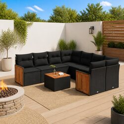 9-Piece Outdoor Garden Sofa Set – Specifications and Details