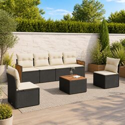 7 Piece Garden Sofa Set: Dimensions and Specifications