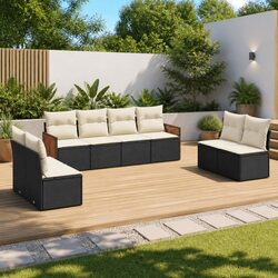 Specifications of 8 Piece Outdoor Garden Sofa Set