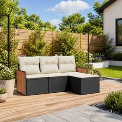 4-Piece Garden Sofa Set: Specs and Features Detailed