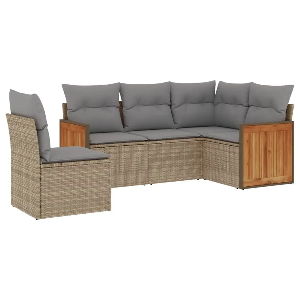 5-Piece Modular Garden Sofa Set