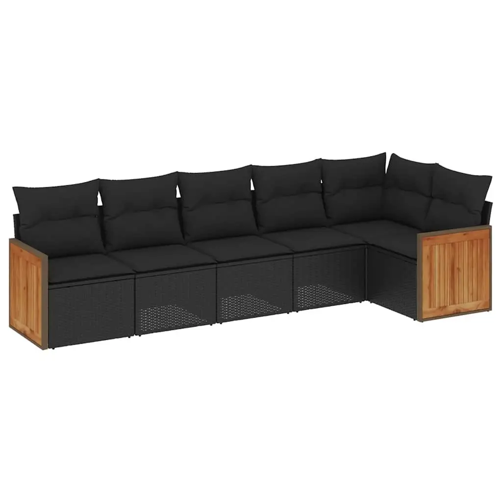 6 Piece Patio Sectional Sofa Set