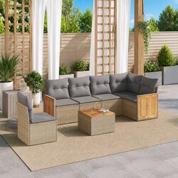 7-Piece Outdoor Garden Sofa Set Specifications and Details
