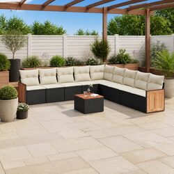 Specifications of 10 Piece Modular Garden Sofa Set