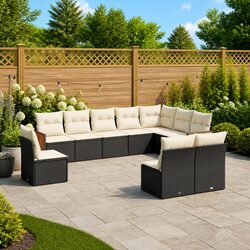 Specifications for 10-Piece Outdoor Garden Sofa Set