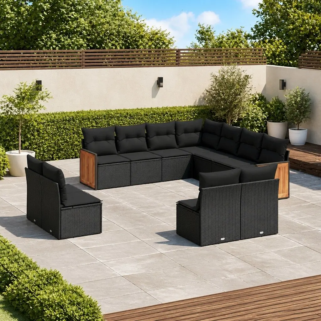 11 Piece Modular Garden Sofa Set