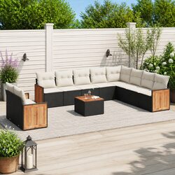 Specifications of 11-Piece Outdoor Rattan Sofa Set