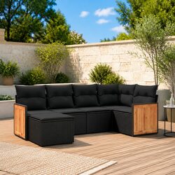 6-Piece Outdoor Sofa Set Specifications: Durable & Modular