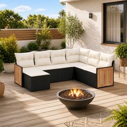 Specifications of 7-Piece Outdoor Garden Sofa Set