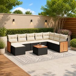 Specifications of 9 Piece Outdoor Garden Sofa Set