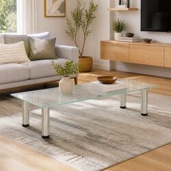 Specifications of the Tempered Glass TV Stand for Media