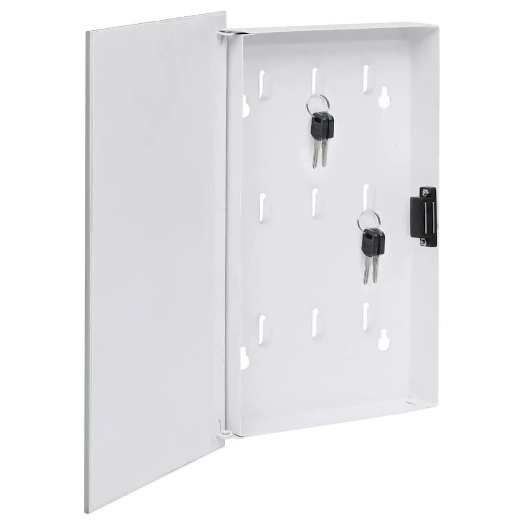 Key Box with Magnetic Board for Home Office Storage Organizer 30x20x4 cm