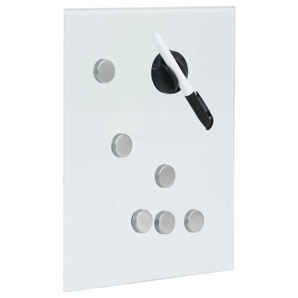 Key Box with Magnetic Board for Home Office Storage Organizer 30x20x4 cm