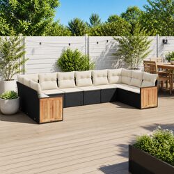 Specifications of 10 Piece Outdoor Garden Sofa Set with Cushions