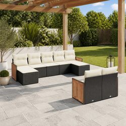 Specifications of the 9-Piece Garden Sofa Set