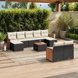 10-Piece Modular Garden Sofa Set: Dimensions and Specs Included