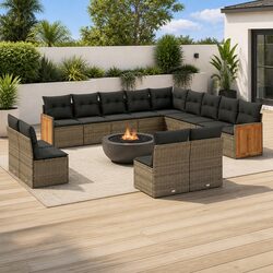 Specifications of 13 Piece Outdoor Rattan Sofa Set