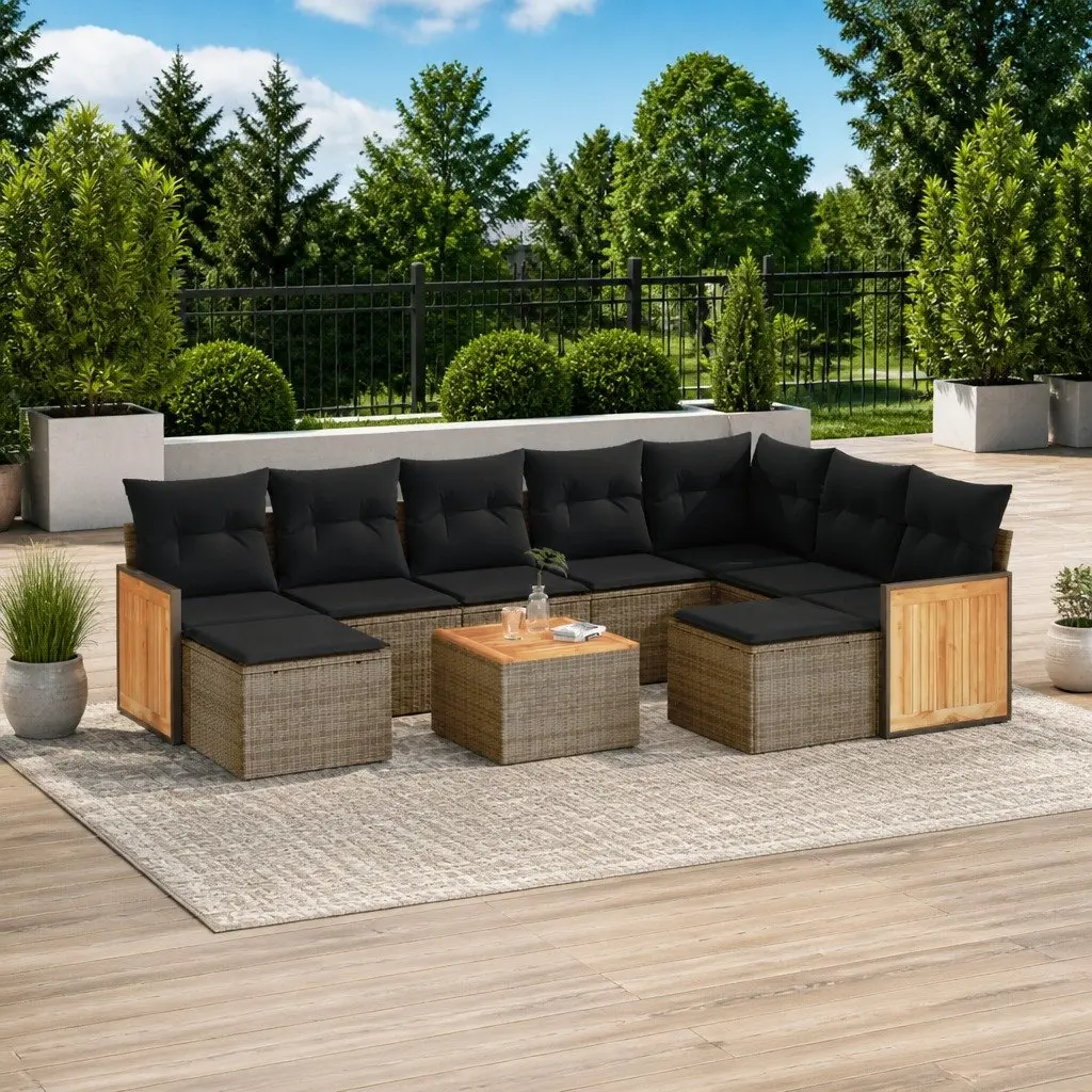 10-Piece Modular Garden Sofa Set