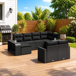 Specifications of 10-Piece Outdoor Modular Sofa Set