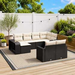 Specifications of the 10-Piece Modular Garden Sofa Set