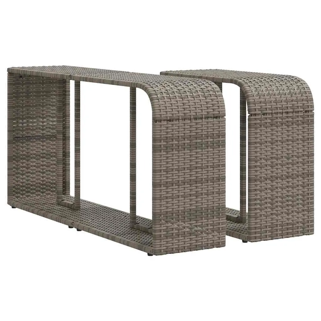 Garden Sofa Set Outdoor Furniture Patio Lounge 11 Piece Grey with Cushions