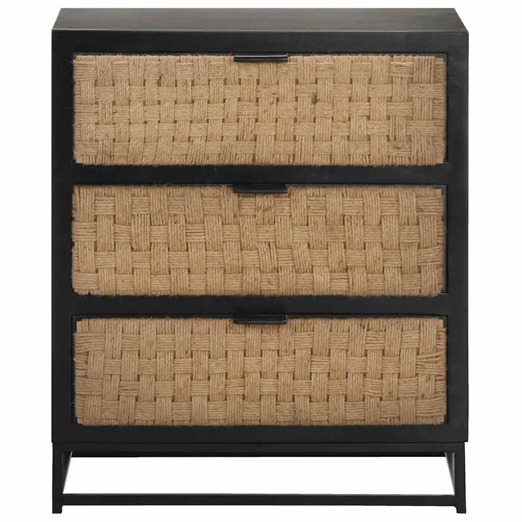 Industrial Solid Mango Wood Sideboard Cabinet