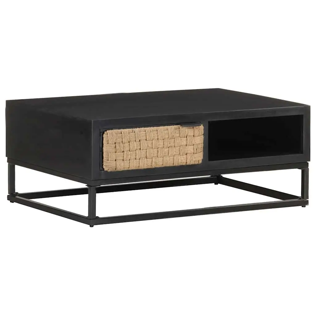 Coffee Table Living Room 90x60x35cm Storage Compartment Door