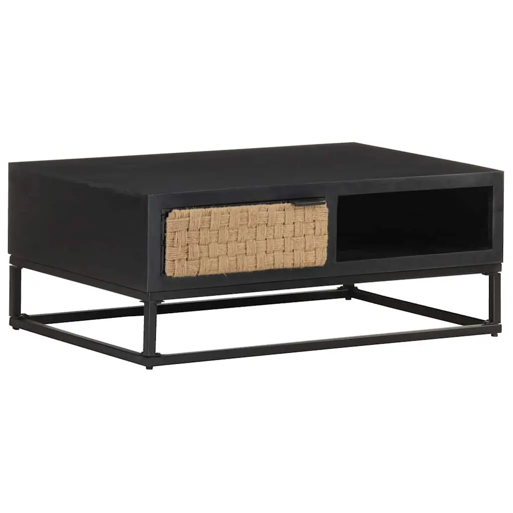 Coffee Table Living Room 90x60x35cm Storage Compartment Door
